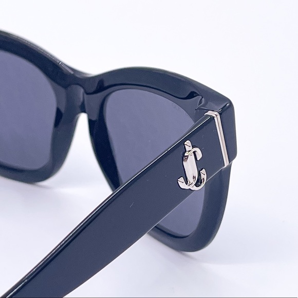 NEW JIMMY CHOO SUNGLASSES JIMMY CHOO JAN/S 807 BLACK WOMEN’S EYEWEAR JIMMY CHOO - Picture 6 of 12
